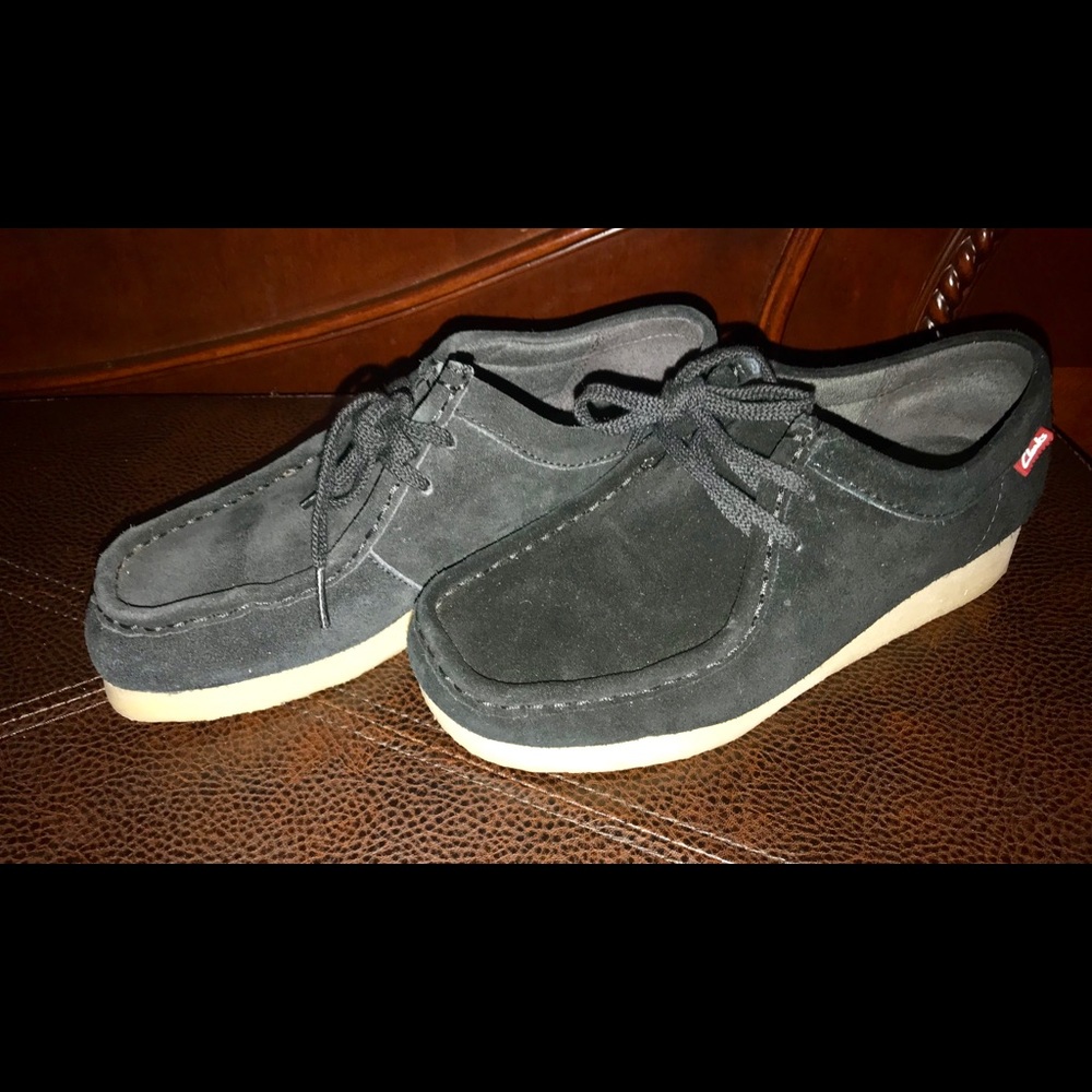 Clarks - Padmora Black Suede